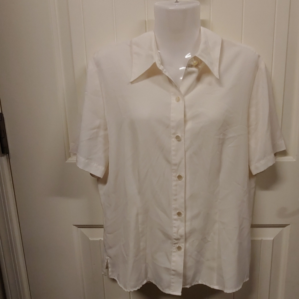 Offwhite sheer blouse